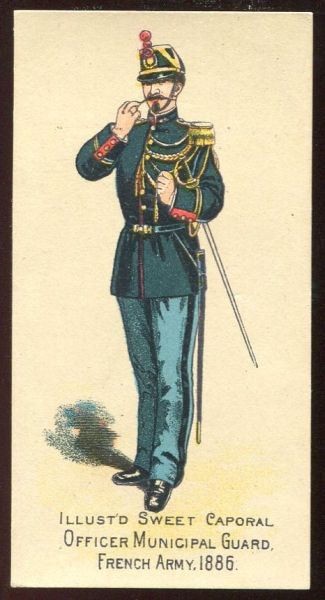 399 Officer Municipal Guard French 1886